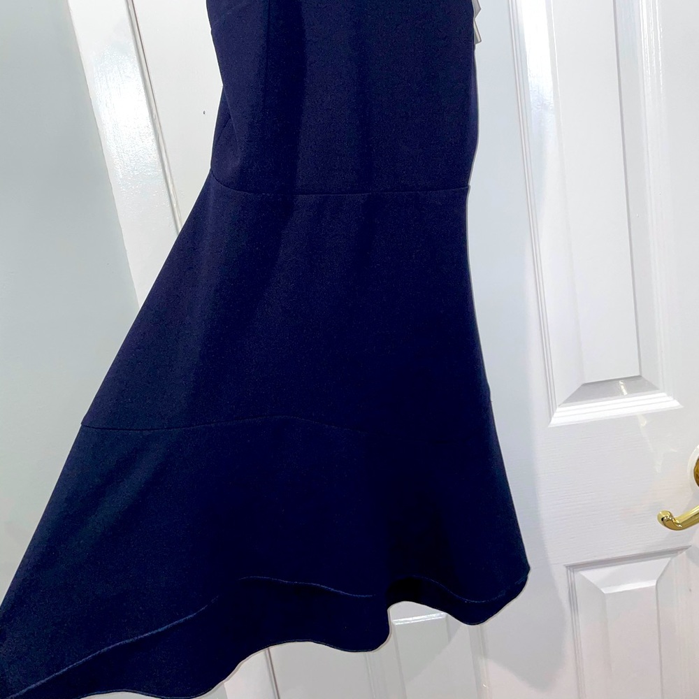 Navy blue mini dress